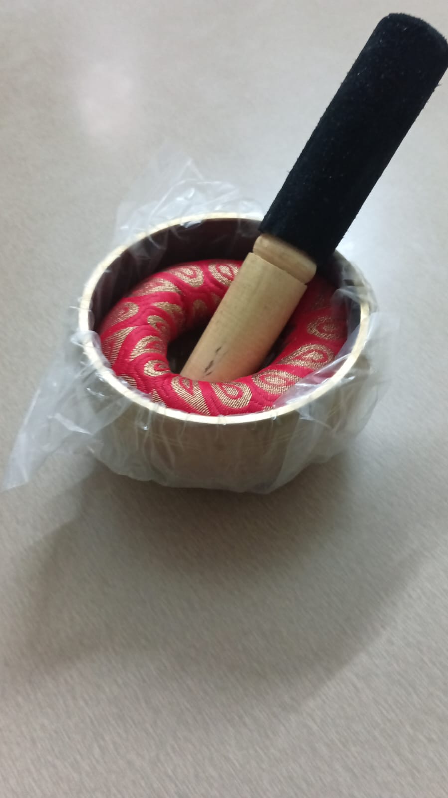 Traditional massage bowl and tool