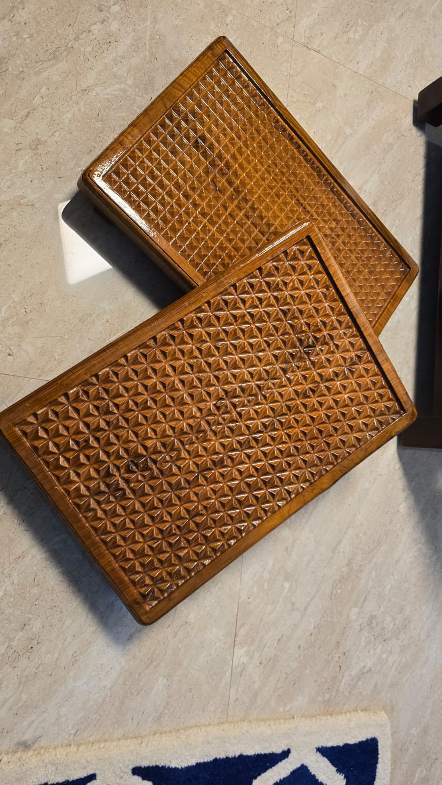 Traditional wooden acupressure foot boards
